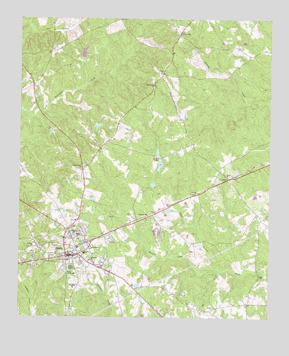 Sparta, GA USGS Topographic Map