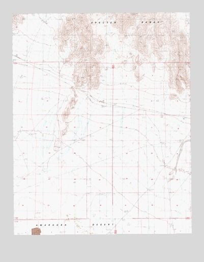 Specter Range SW, NV USGS Topographic Map
