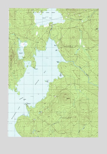 Spencer Bay, ME USGS Topographic Map