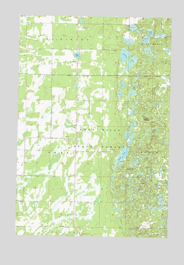 Spider Lake Mn Map Spider Lake, Mn Topographic Map - Topoquest