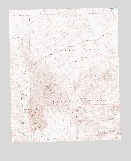 Spirit Mountain, NV USGS Topographic Map
