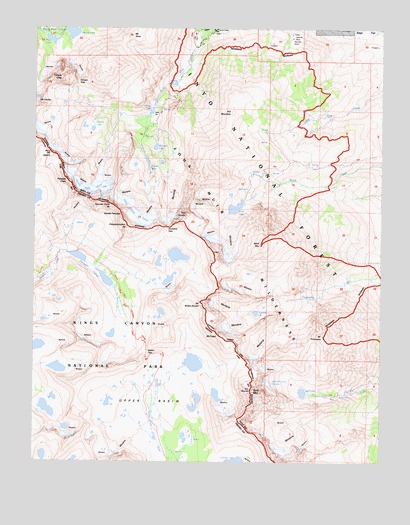 Split Mountain, CA USGS Topographic Map