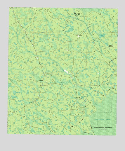 Spooner, GA USGS Topographic Map