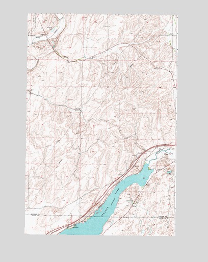 Sprague Lake, WA USGS Topographic Map