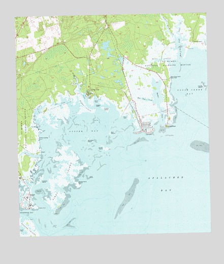 Spring Creek, FL USGS Topographic Map