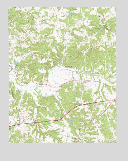 Spring Lick, KY USGS Topographic Map