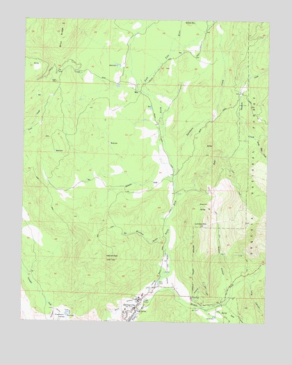 Springville, CA USGS Topographic Map