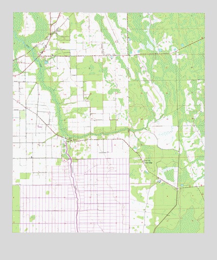 Spuds, FL USGS Topographic Map
