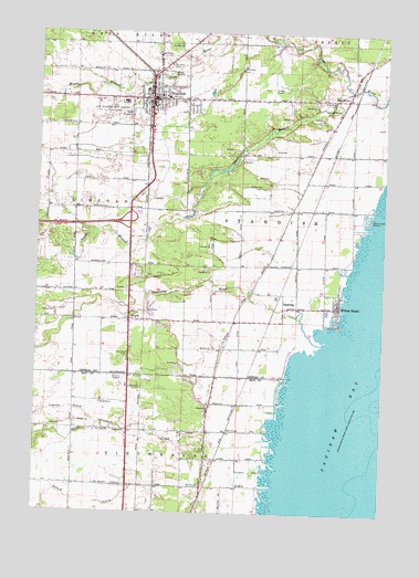 Standish, MI USGS Topographic Map