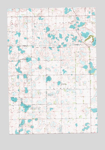 Stangland Slough, SD USGS Topographic Map
