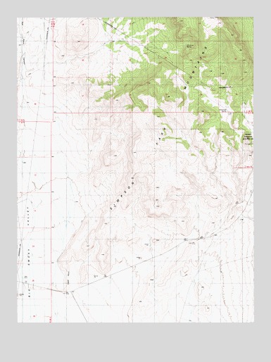 Cape Horn, NV USGS Topographic Map