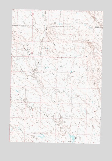 Stellar Lake, MT USGS Topographic Map