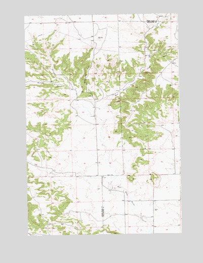 Stephens Hill, MT USGS Topographic Map