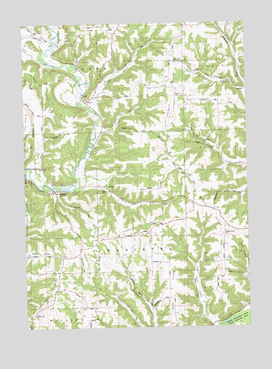 Steuben, WI USGS Topographic Map