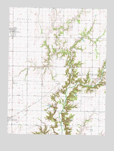 Stewardson East, IL USGS Topographic Map