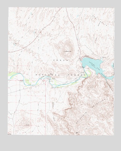 Stewart Mountain, AZ USGS Topographic Map