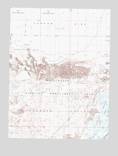 Stillwater NE, NV USGS Topographic Map