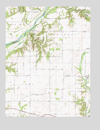 Stone Bluff, IN USGS Topographic Map