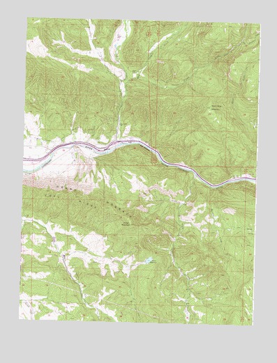 Storm King Mountain, CO USGS Topographic Map