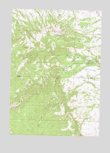 Story, WY USGS Topographic Map