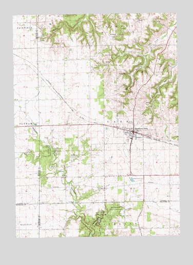 Strawberry Point, IA USGS Topographic Map