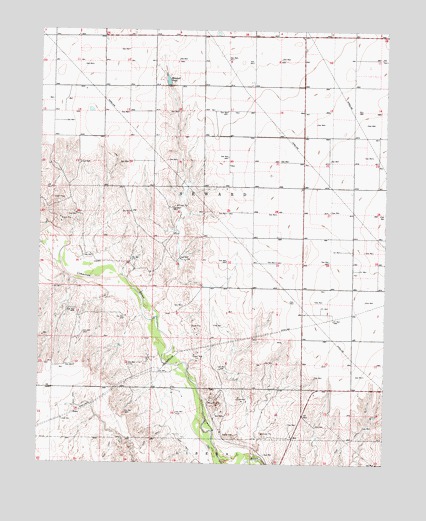 Sublette SW, KS USGS Topographic Map
