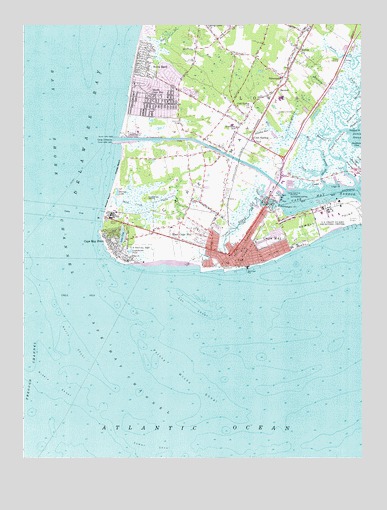Cape May, NJ USGS Topographic Map