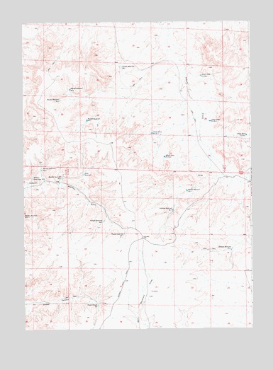 Sugar Loaf NW, WY USGS Topographic Map