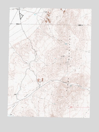 Sulphur, NV USGS Topographic Map