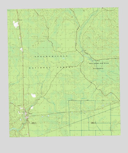 Sumatra, FL USGS Topographic Map