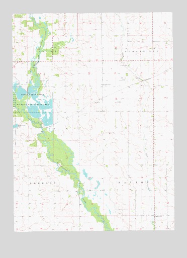 Sumner SW, IA USGS Topographic Map