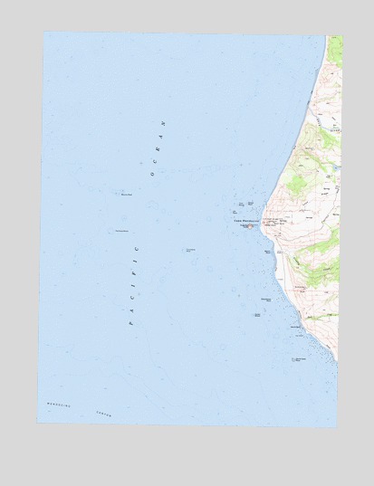 Cape Mendocino, CA USGS Topographic Map