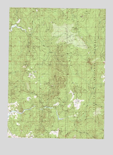 Sundown Mountain, OR USGS Topographic Map