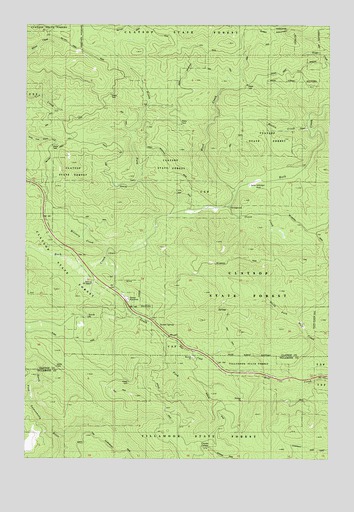 Sunset Spring, OR USGS Topographic Map