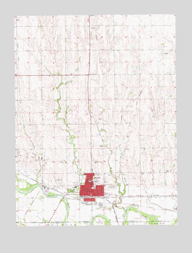 Superior, NE USGS Topographic Map