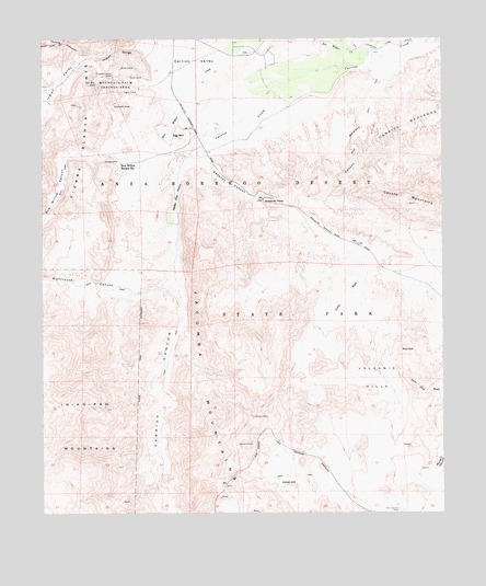 Sweeney Pass, CA USGS Topographic Map