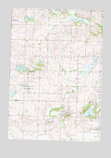 Swift Falls, MN USGS Topographic Map