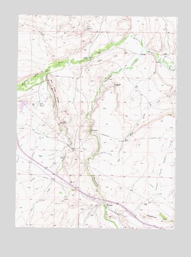 T L Ranch, WY USGS Topographic Map