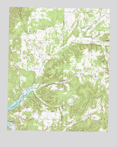 Tailholt, OK USGS Topographic Map