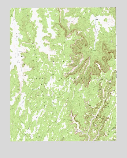 Tall Mountain, AZ USGS Topographic Map