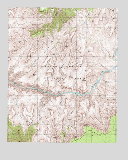 Cape Royal, AZ USGS Topographic Map
