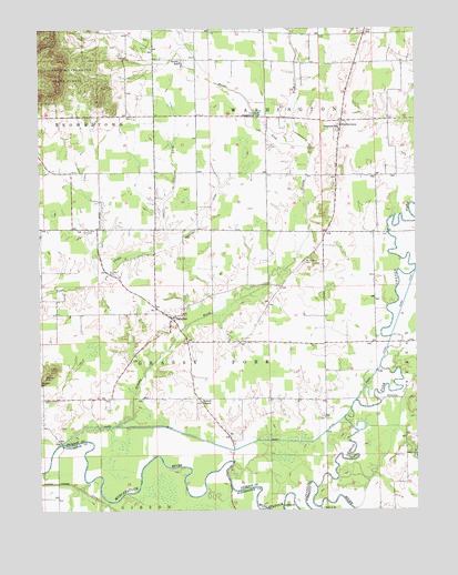 Tampico, IN USGS Topographic Map