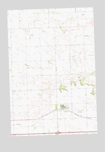 Taylor, ND USGS Topographic Map