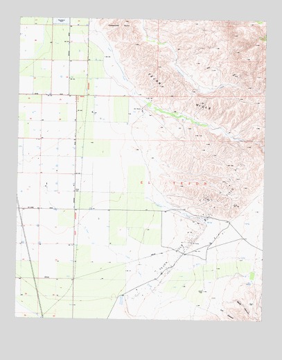 Tejon Hills, CA USGS Topographic Map