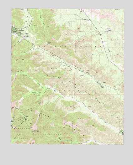 Telegraph Peak, CA USGS Topographic Map