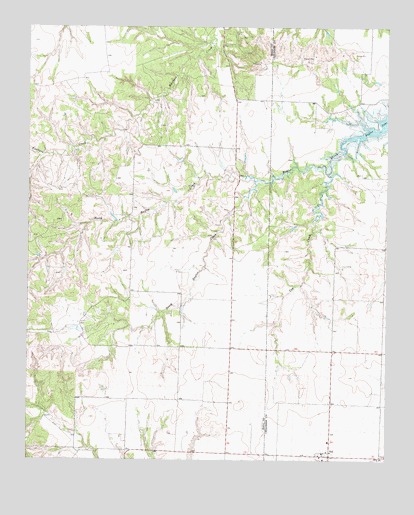 Tell North, TX USGS Topographic Map