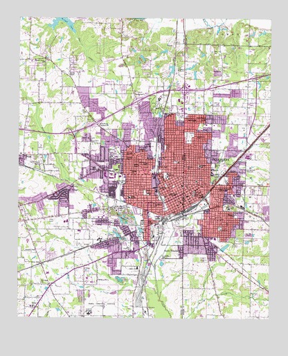 Texarkana, TX USGS Topographic Map