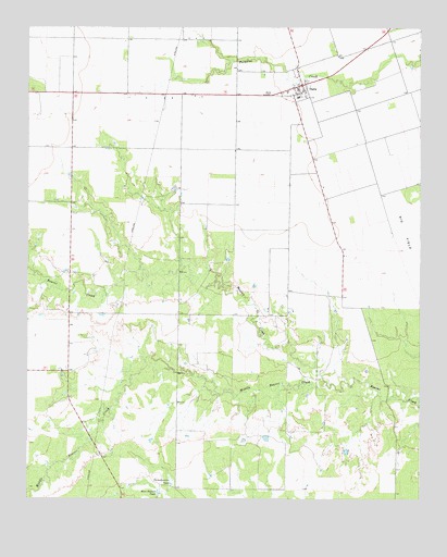Thalia, TX USGS Topographic Map