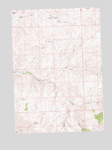 The Paint Pot, ID USGS Topographic Map