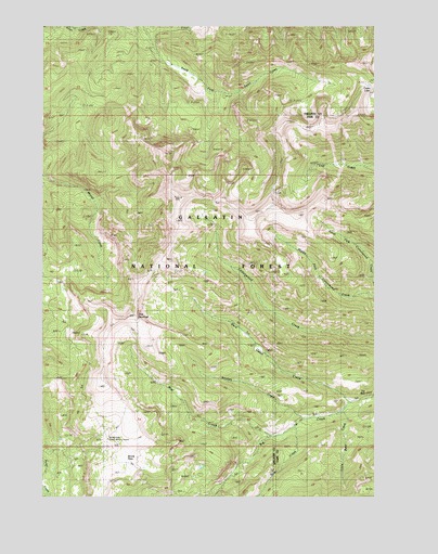 The Sentinel, MT USGS Topographic Map
